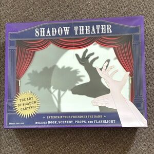 Shadow Theater Set with Props and Flashlight Create 100 Shadow Animals!